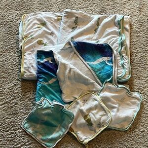 Coco moon. Hooded baby bath towels